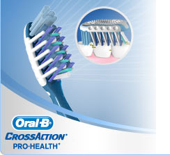 Oral-B CrossAction Pro-Health�s CrissCross