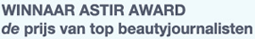 WINNAAR ASTIR AWARD de prijs van top beautyjournalisten