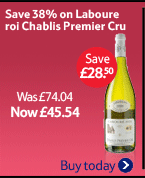 Save 38% on Laboure roi Chablis Premier Cru Was £74.04 Now £45.54 Save £28.50 Buy today