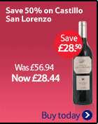 Save 50% on Castillo San Lorenzo Was £56.94 Now £28.44 Save £28.50 Buy today