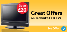 Great Offers on Technika LCD TVs Save £20 See Offer