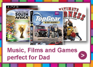 Music, Films and Games perfect for Dad