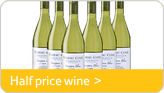 Half price wine >