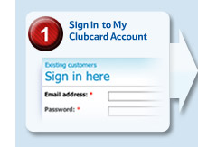 Sign in to My Clubcard Account