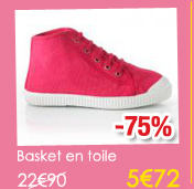 Basket en toile à 5.72€