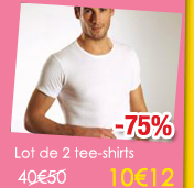 Lot de 2 tee-shirt à 10.12€ 