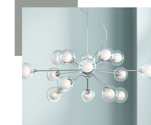 Possini Euro Design Spheres 15-Light Glass Pendant