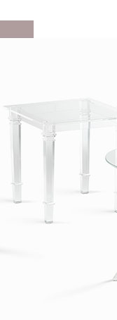 Tustin Lucite Acrylic Square End Table