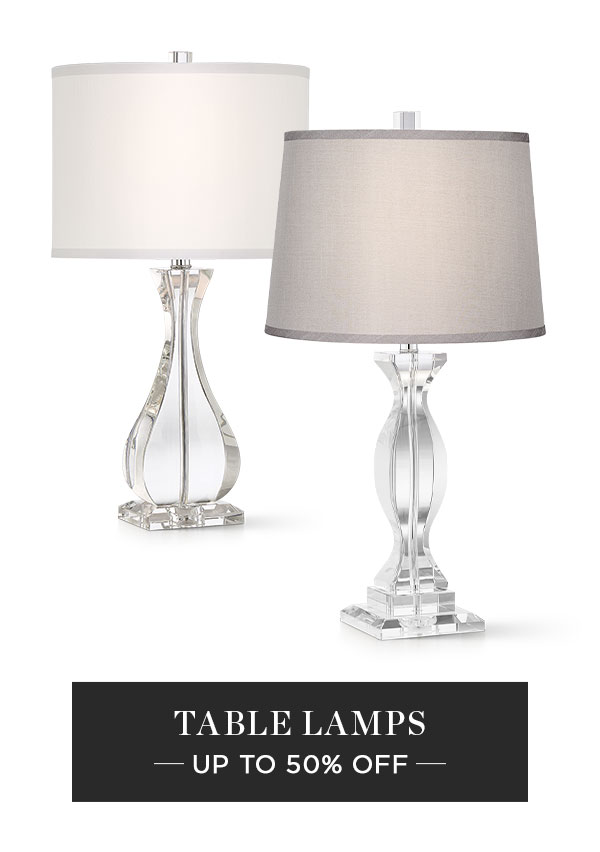 Table Lamps - Up To 50% Off