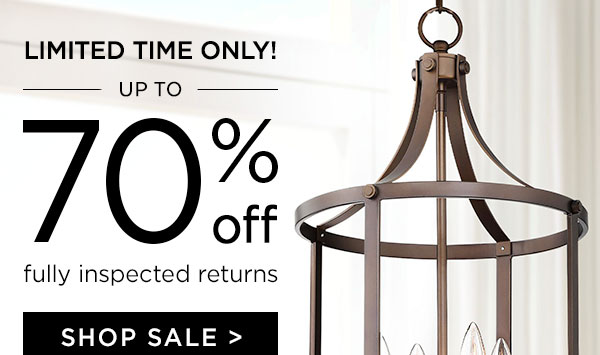 Limited Time Only! - Up To 70% Off - Fully Inspected Returns - Shop Sale - Ends 1/28