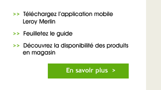 > Téléchargez l'application mobile Leroy Merlin
