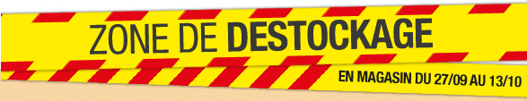 Zone de destockage