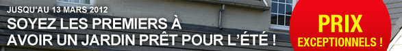 Soyez les premiers &agrave; avoir un jardin pr&ecirc;t pour l'&eacute;t&eacute; !