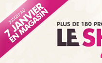 Jusqu'au 7 Janvier en magasin