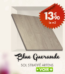 Sol stratifié Artens Blue Guérande - 13€90 le m²