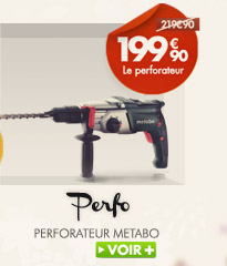 La perceuse sans fil Metabo - 219€90 au lieu de 239€90