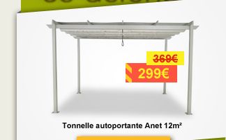 Tonnelle autoportante