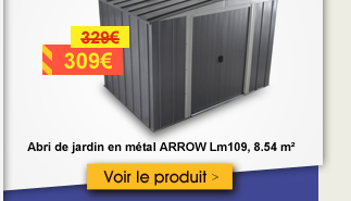 Abris de jardin en métal