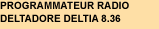 Programmateur radio Deltadore Deltia 8.36