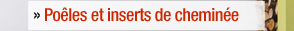 Poêles et inserts de cheminée