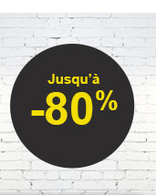 Jusqu'à -80%