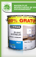 Peinture blanc int&eacute;rieur 10L + 50% gratuit