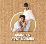 Quand on s'est agrandi