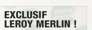 Exclu Leroy Merlin