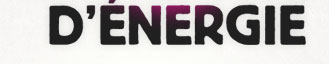 d'énergie