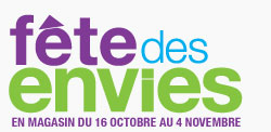 fête des envies en magasin du 16 octobre au 4 novembre