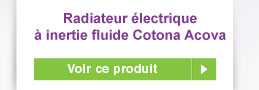 Radiateur électrique à inertie fluide Cotona Acova