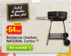 Barbecue charbon Naterial Corfou