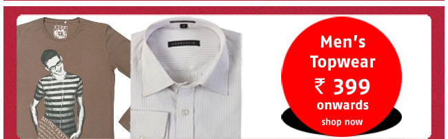 shop now men's topwear