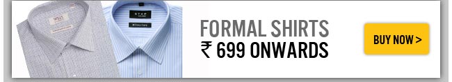Formal Shirts Rs.699 onwards