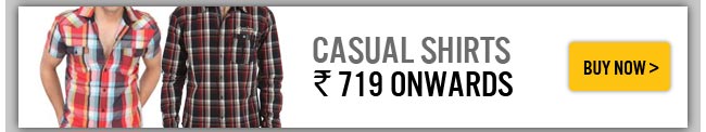 Casual Shirts Rs.719 onwards