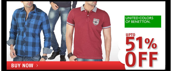 United Colors Of Benetton upto 51% off - buy now