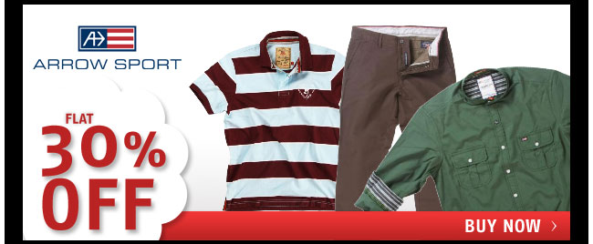 Arrow Sport flat 30% off