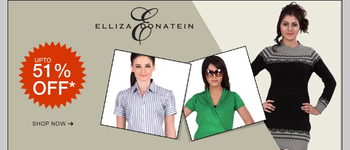 Elliza Donatein upto 51% Off - View the collection