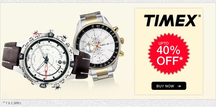 Timex Watches upto 40% Off