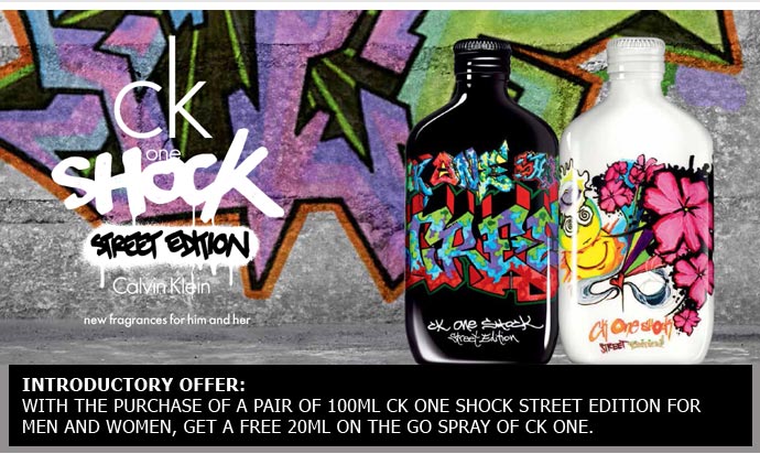 CK one Shock Street Edition