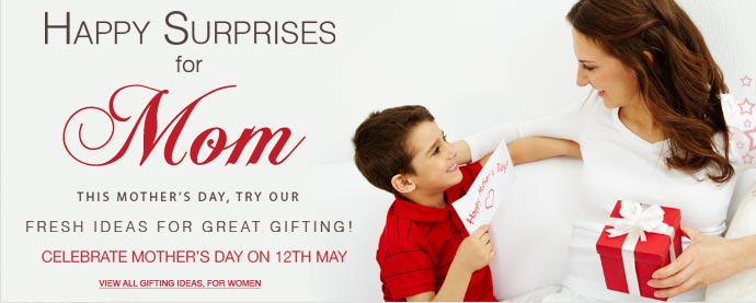 Happy surprises for Mom - Shop Online