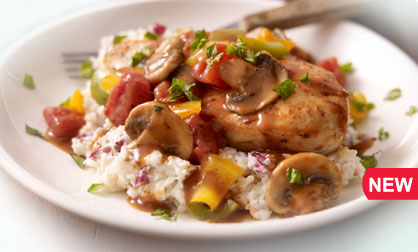 NEW - Chicken Cacciatore with Creamy Mashed Potatoes